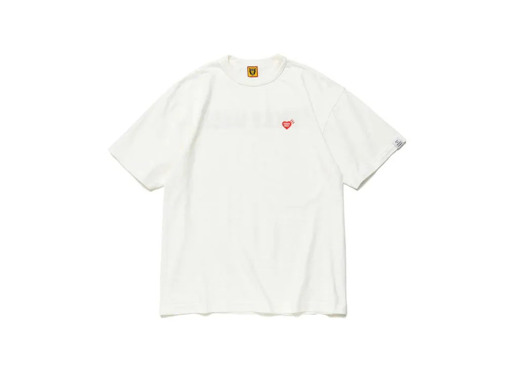 HUMAN MADE  |Heart Unisex Street Style Plain Logo Skater Style T-Shirts