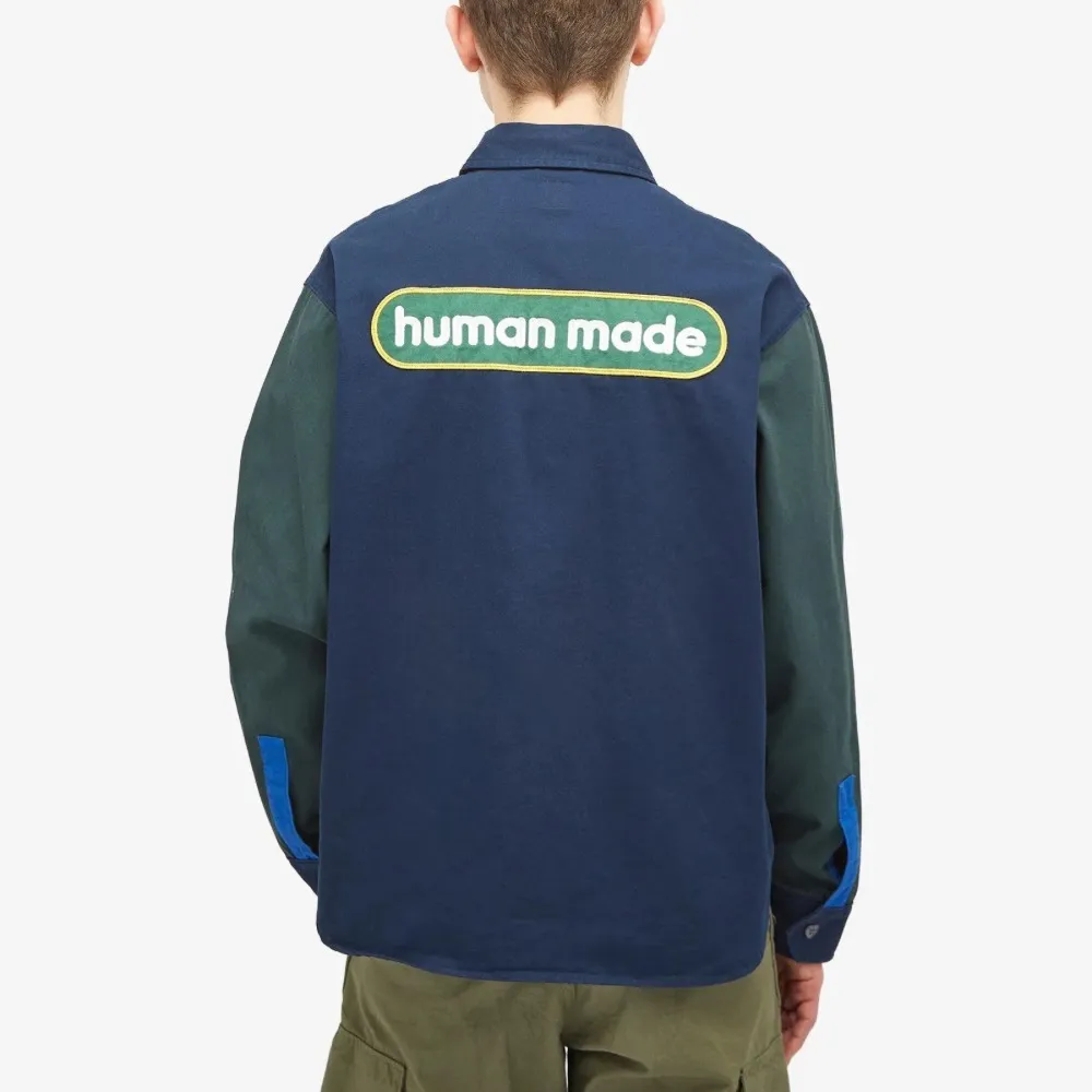 HUMAN MADE  |Street Style Long Sleeves Plain Cotton Logo Shirts