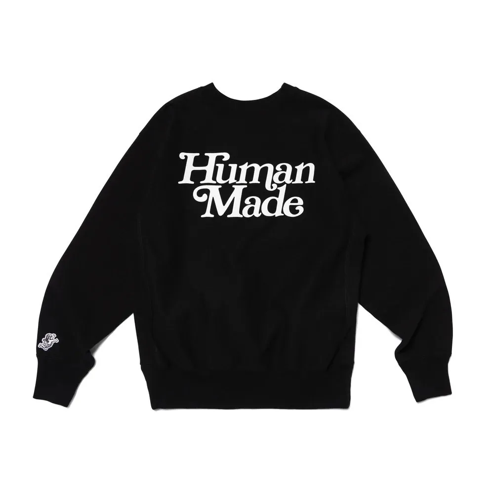 HUMAN MADE  |Unisex Street Style Collaboration Logo Sweatshirts