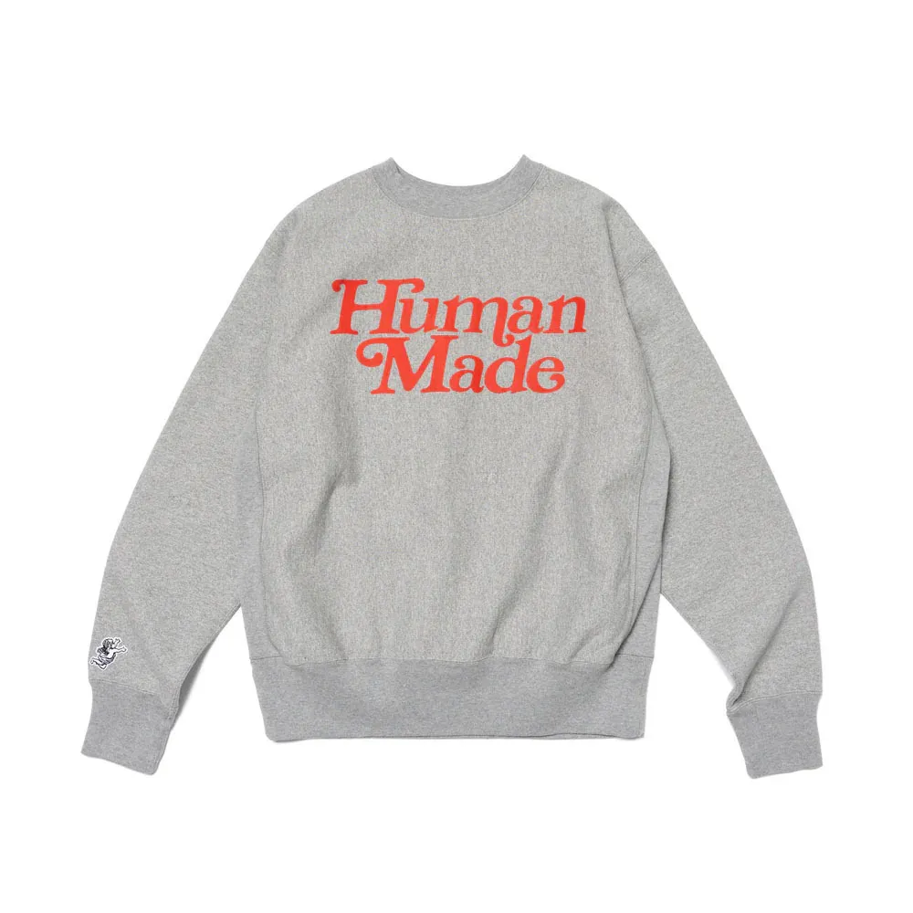 HUMAN MADE  |Unisex Street Style Collaboration Logo Sweatshirts