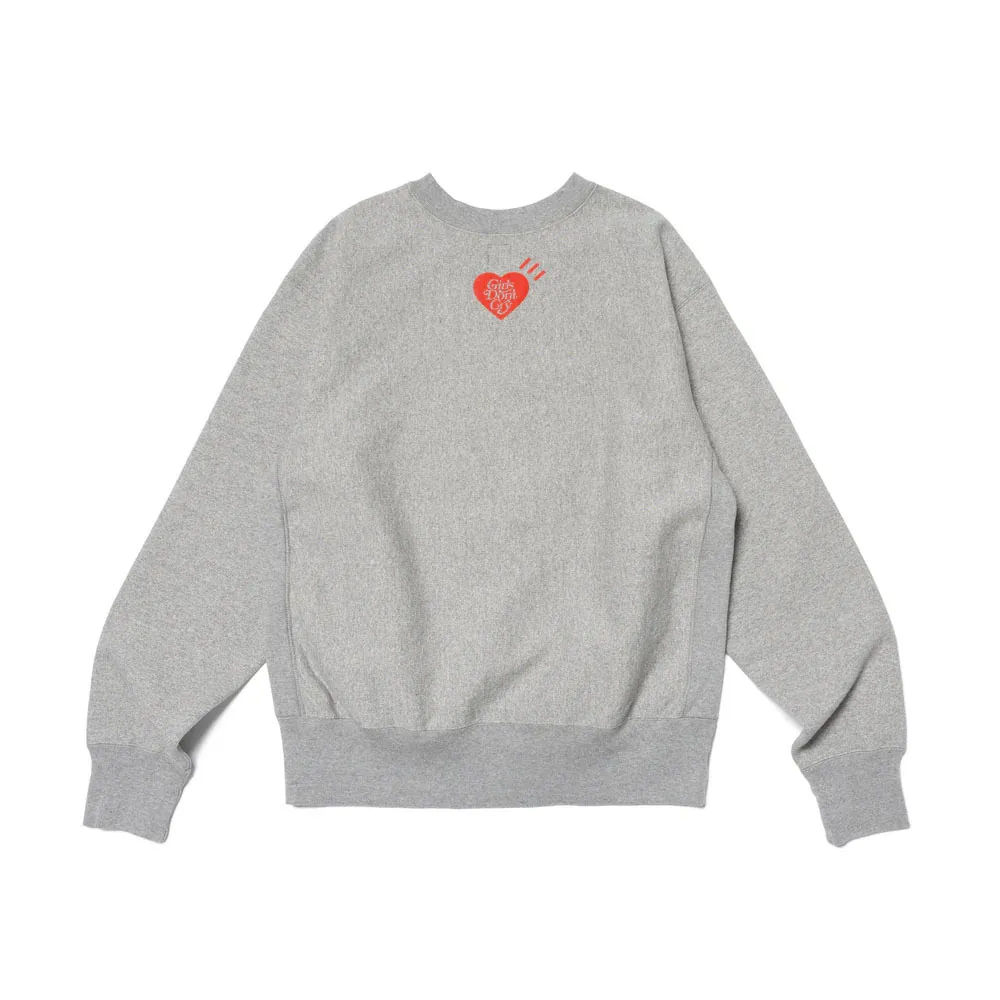 HUMAN MADE  |Unisex Street Style Collaboration Logo Sweatshirts