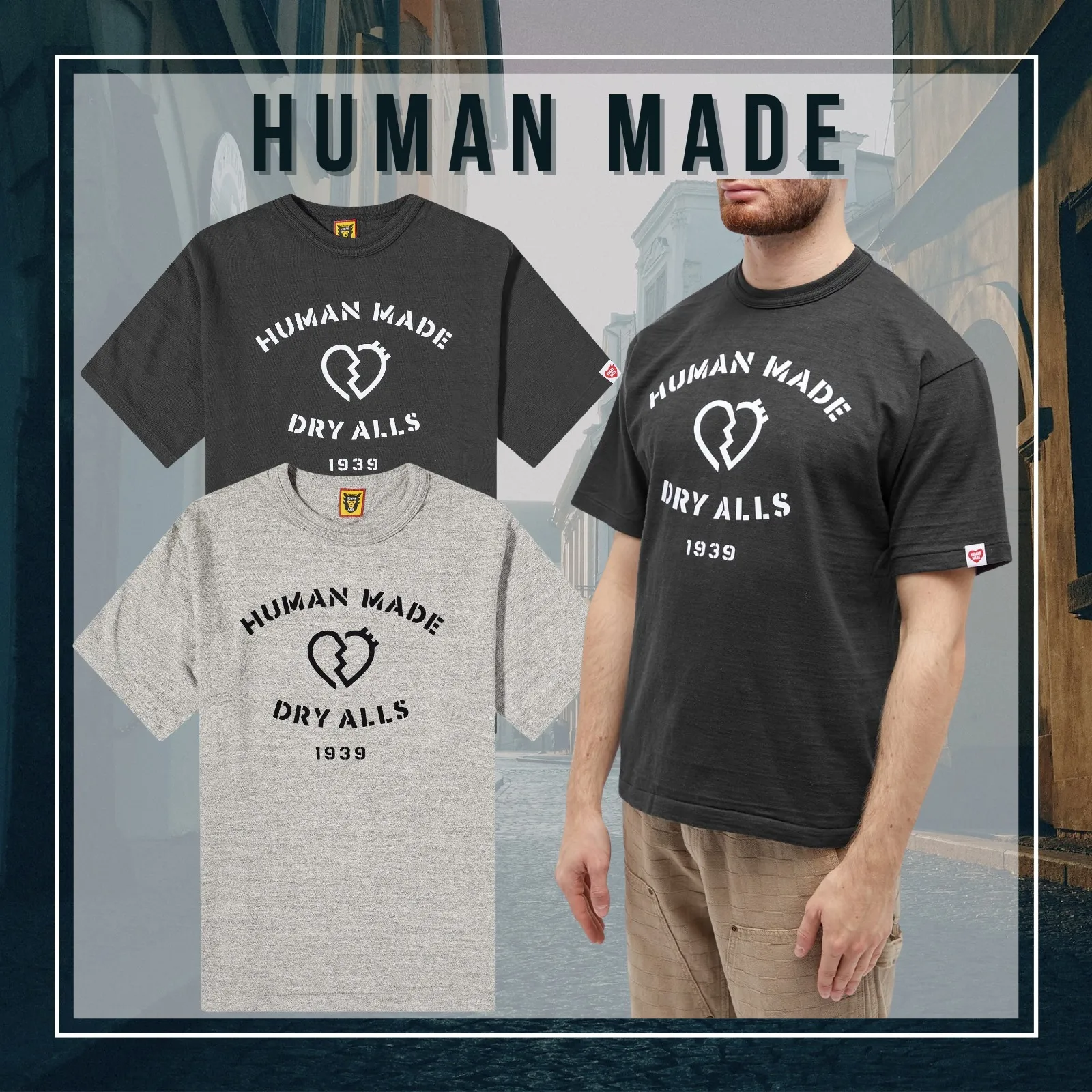 HUMAN MADE  |Unisex Street Style Cotton Short Sleeves Logo T-Shirts