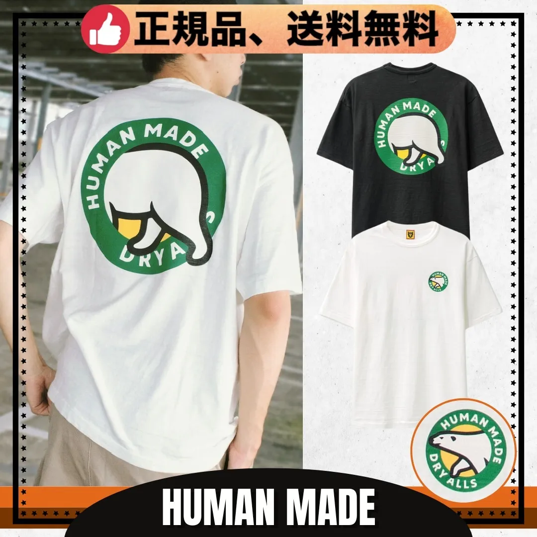 HUMAN MADE  |Unisex Street Style T-Shirts