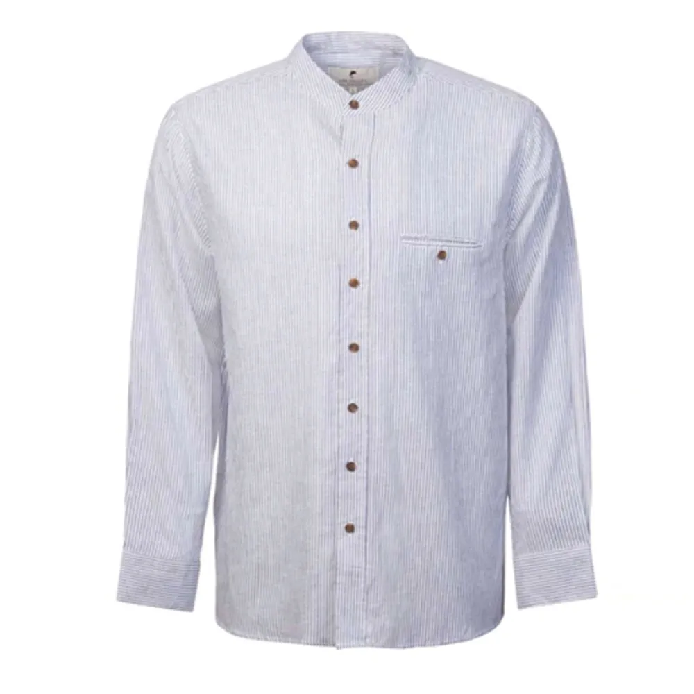 Irish Linen Grandfather Shirt