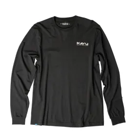 Kavu Long Sleeve Etch Art In Black Licorice