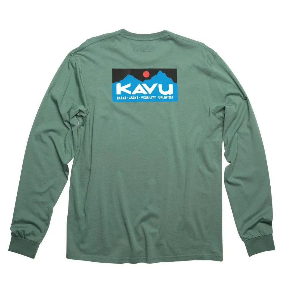 Kavu Long Sleeve Etch Art In Dark Forest