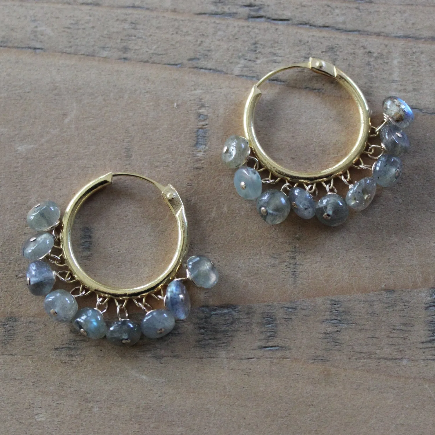 Labradorite Earrings