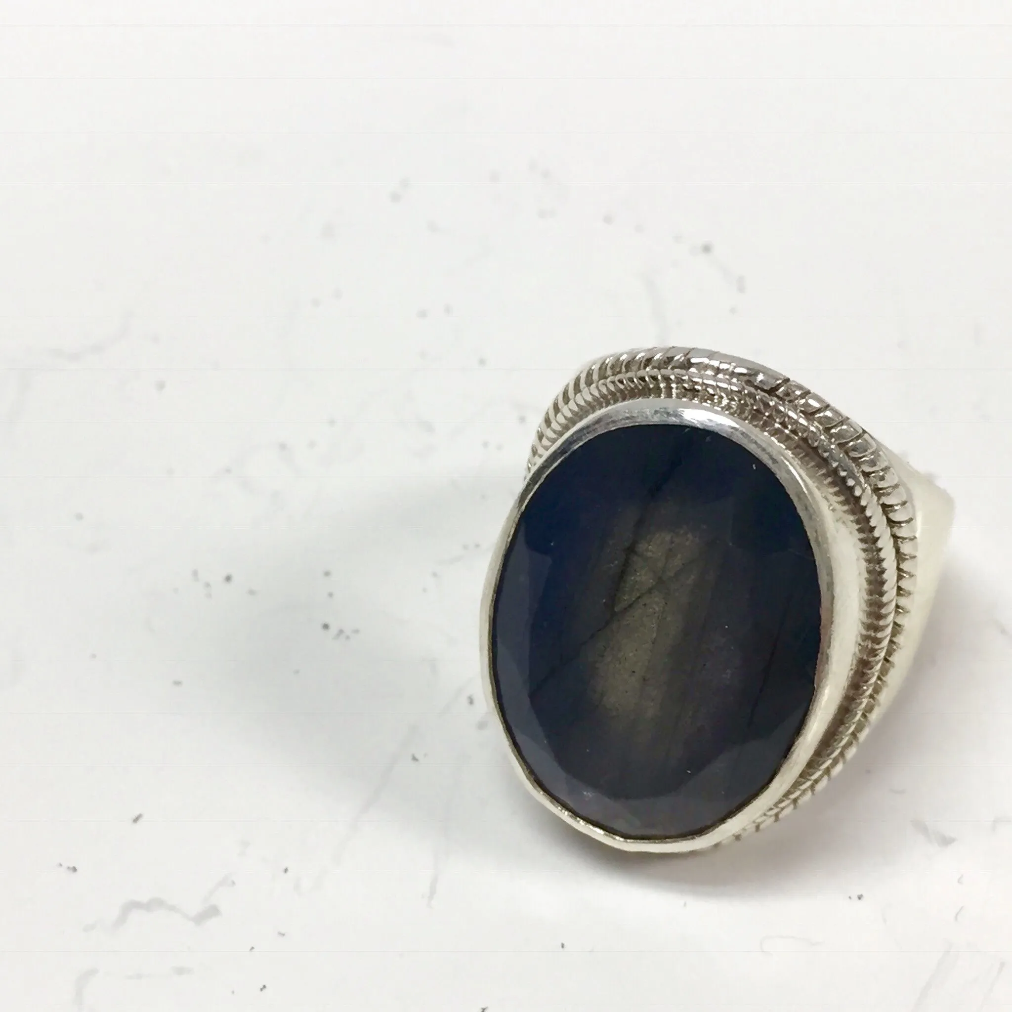 Labradorite Stone Ring