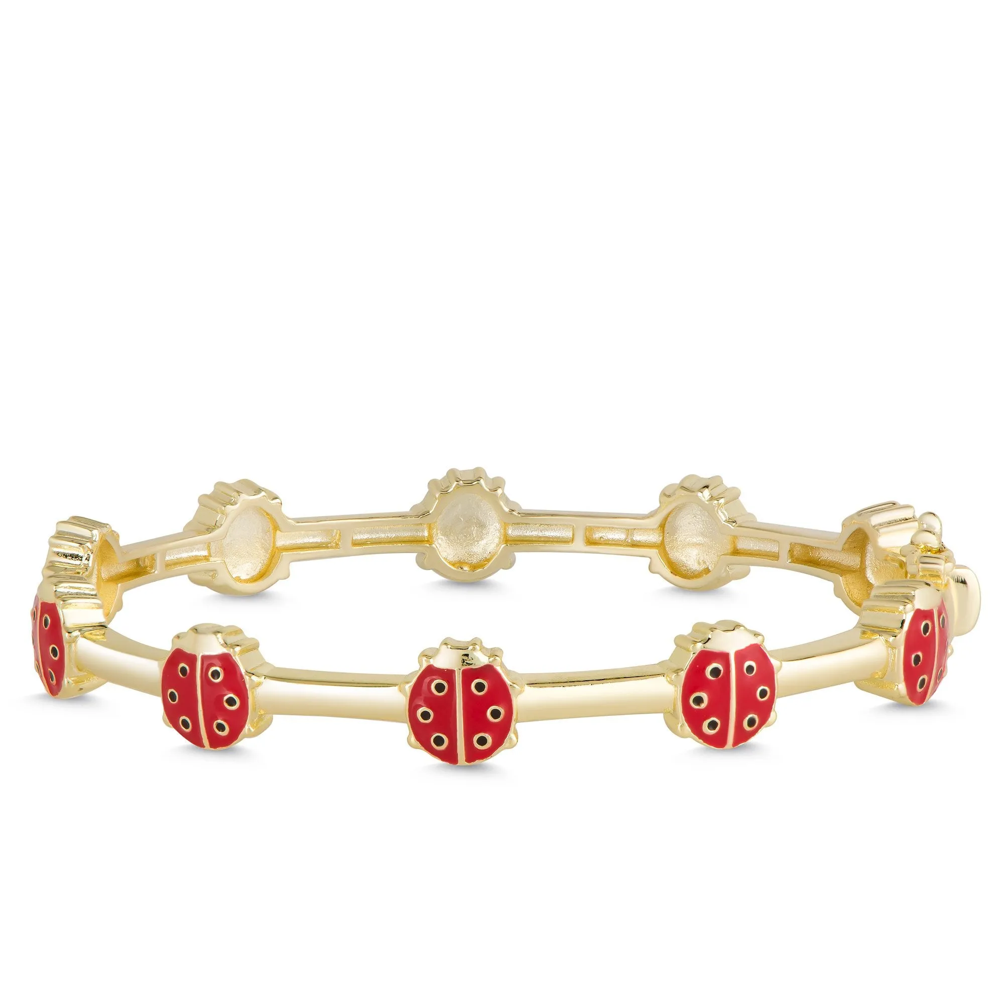 Ladybug Bangle - Red