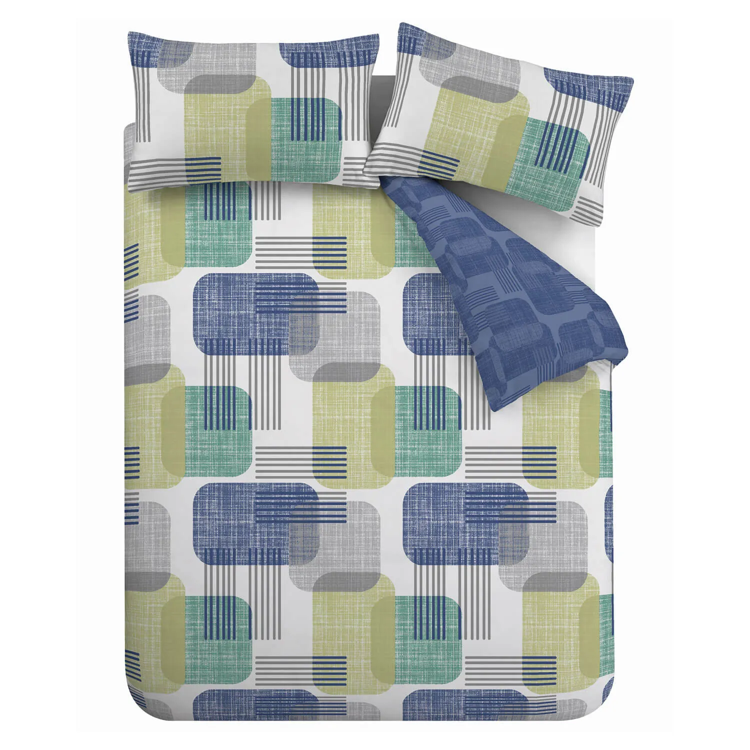 Layered Geo Duvet Cover Set