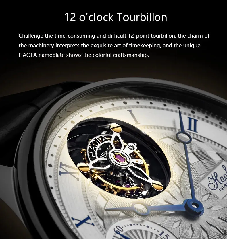 Luxury Automatic Tourbillon Mechanical Movement Watches for Men