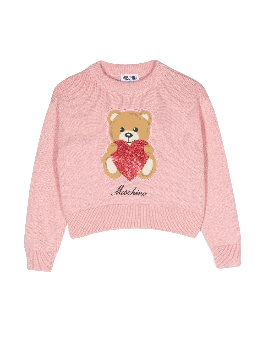 Maglia Moschino bimba HDW01RLHE43 rosa