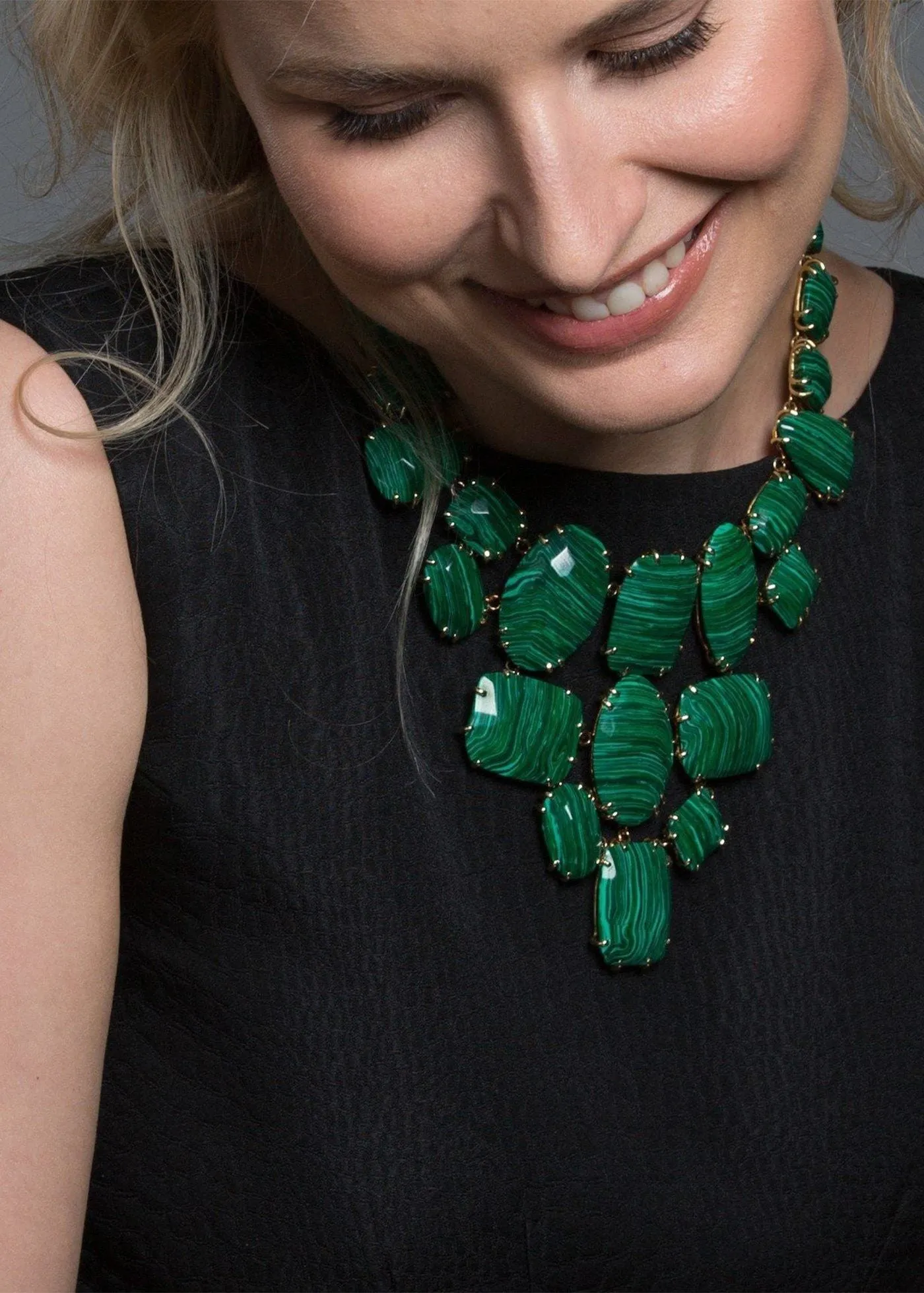 Malachite Statement Necklace