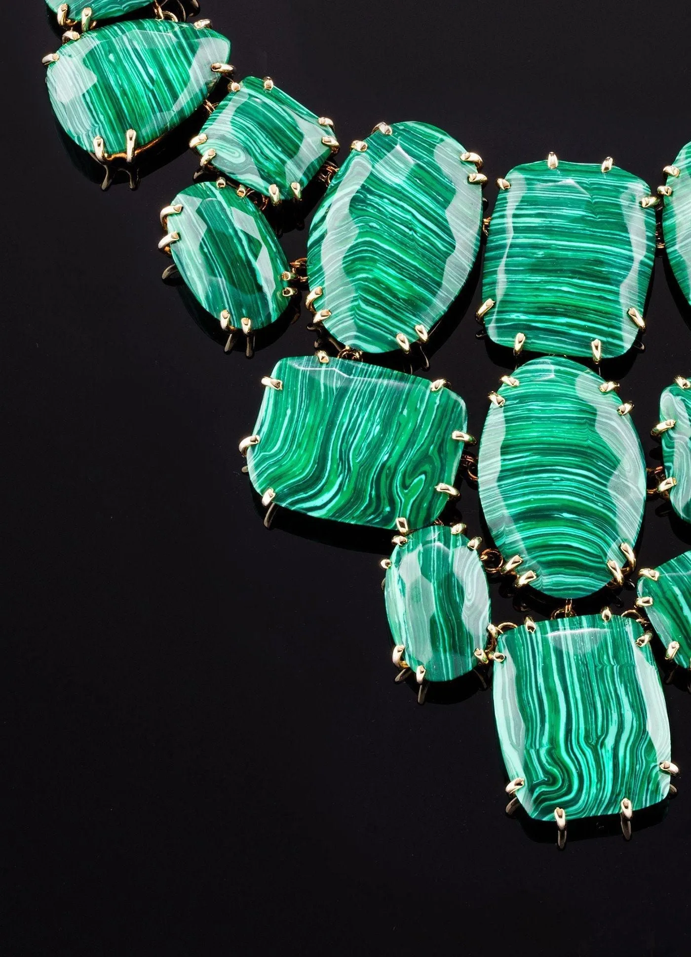 Malachite Statement Necklace