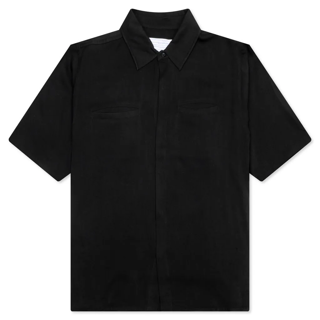 May You Be Safe Button Up - Black