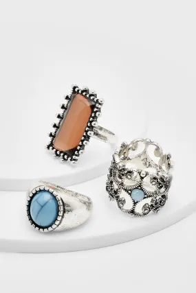 Multipack Stone Rings