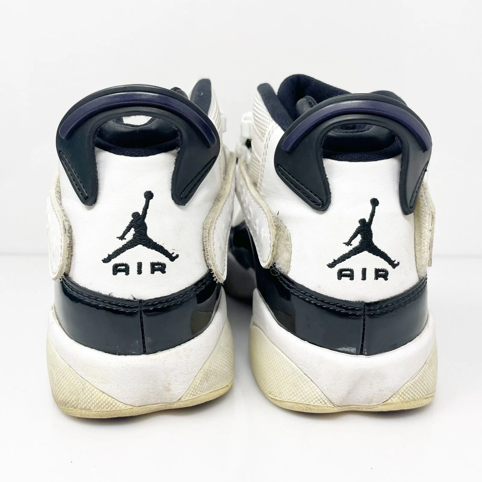 Nike Boys Air Jordan 6 Rings 323419-104 White Basketball Shoes Sneakers Size 6Y