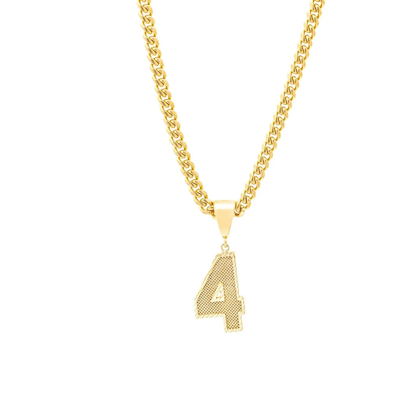 Number Pendant Necklace