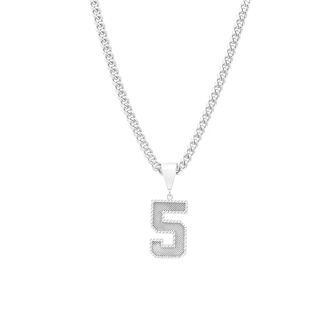 Number Pendant Necklace