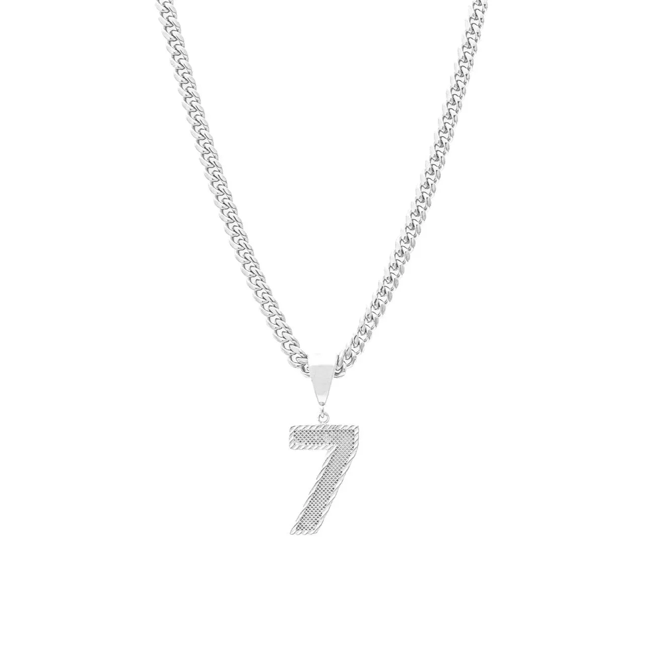 Number Pendant Necklace