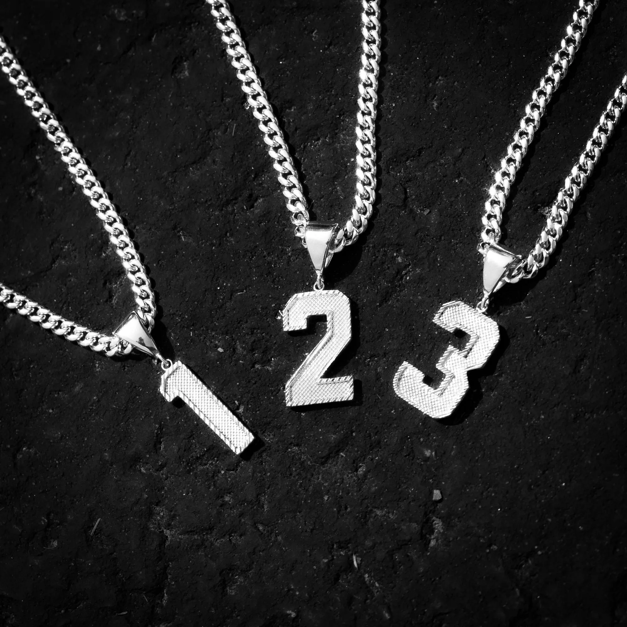 Number Pendant Necklace