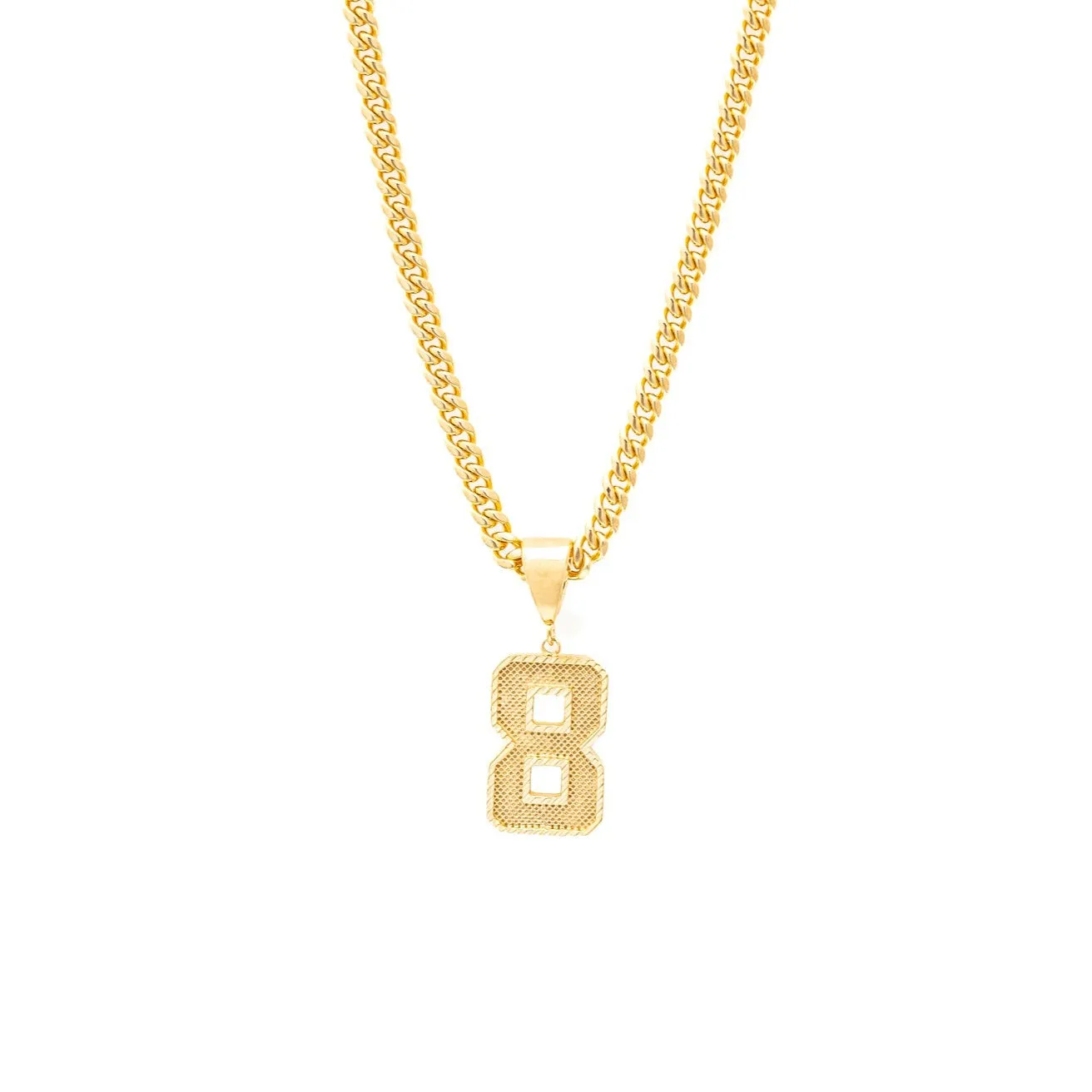 Number Pendant Necklace