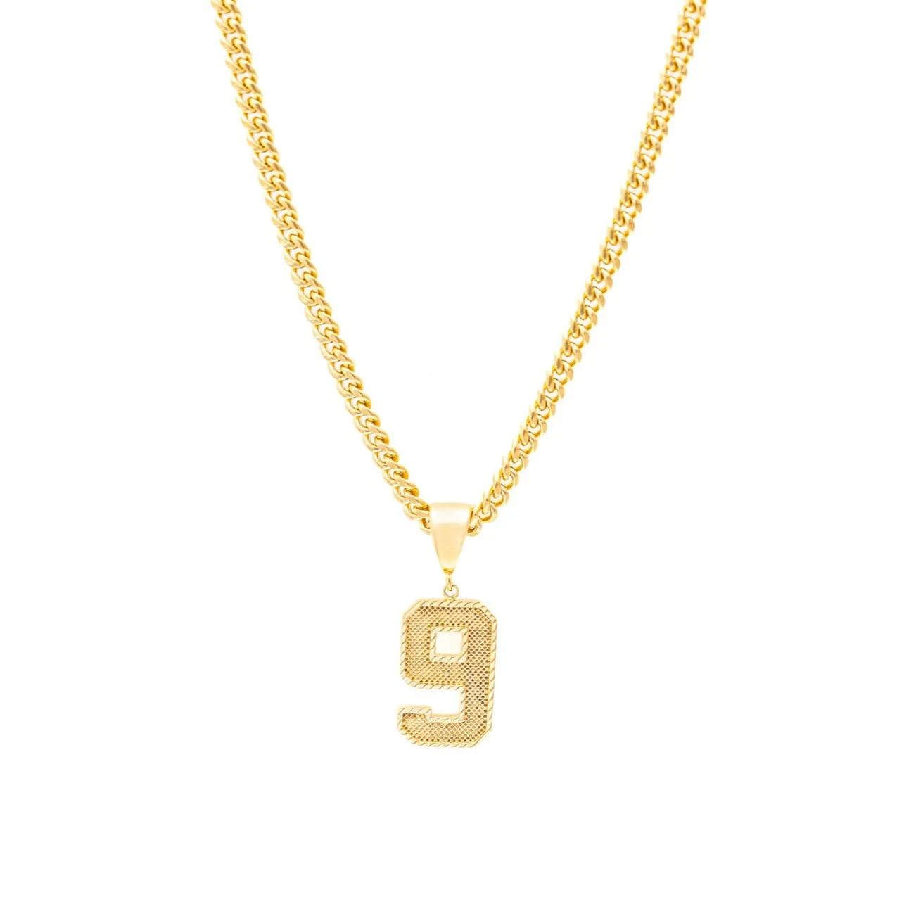 Number Pendant Necklace