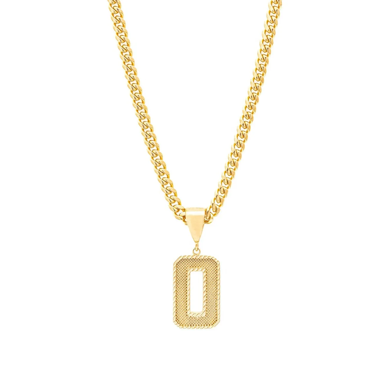 Number Pendant Necklace