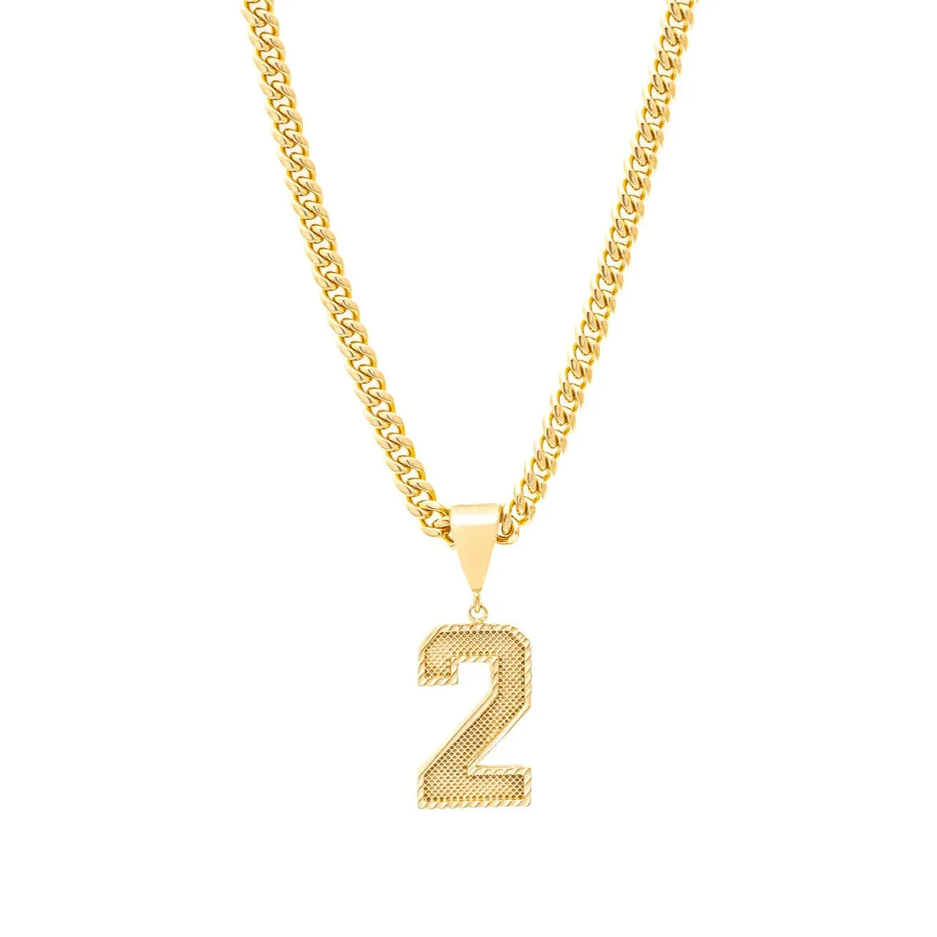 Number Pendant Necklace