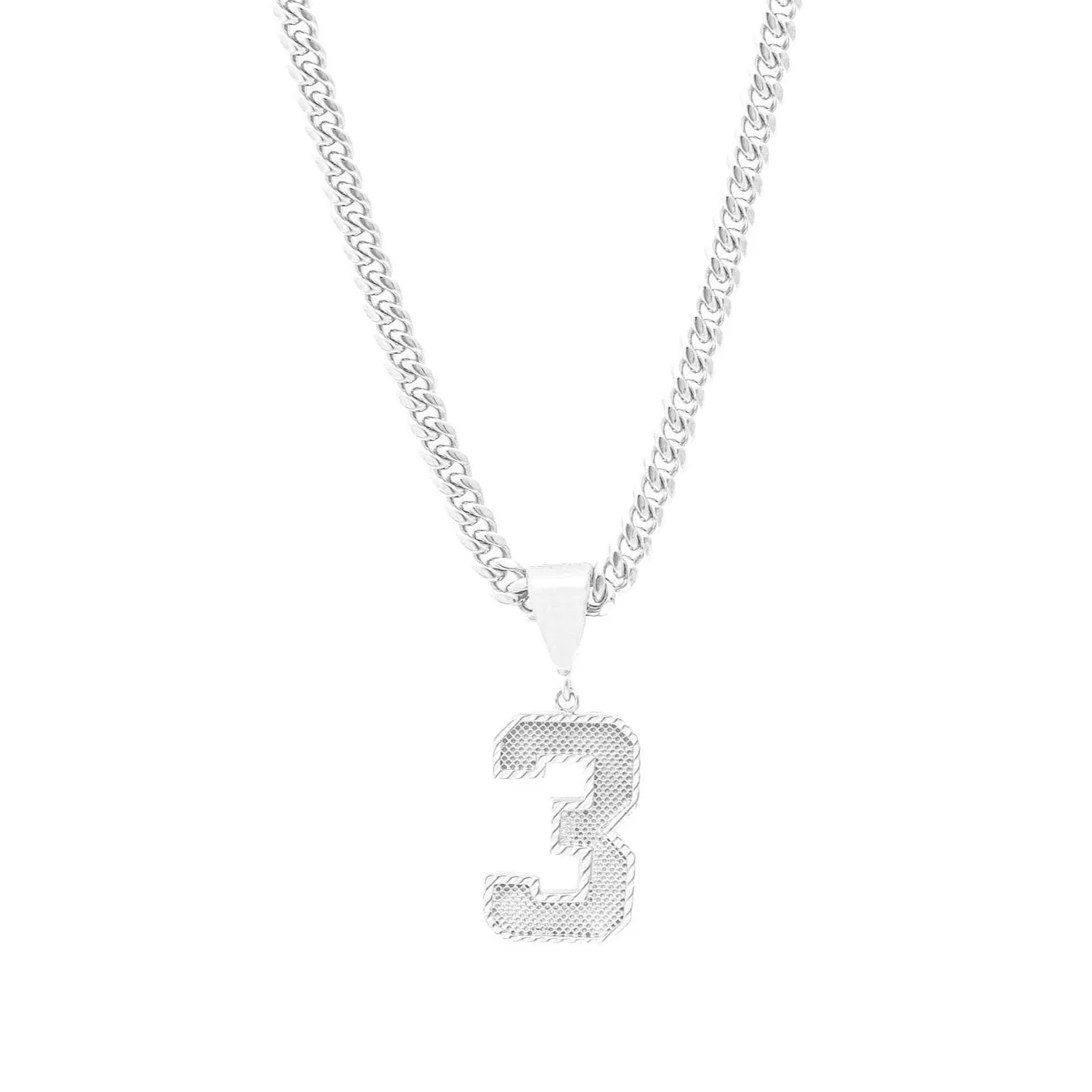 Number Pendant Necklace