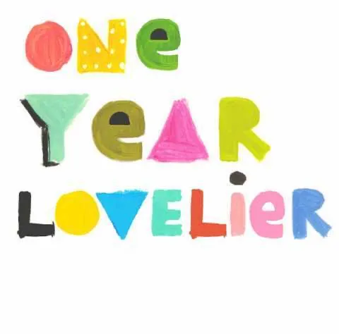 One Year Lovelier - Blank