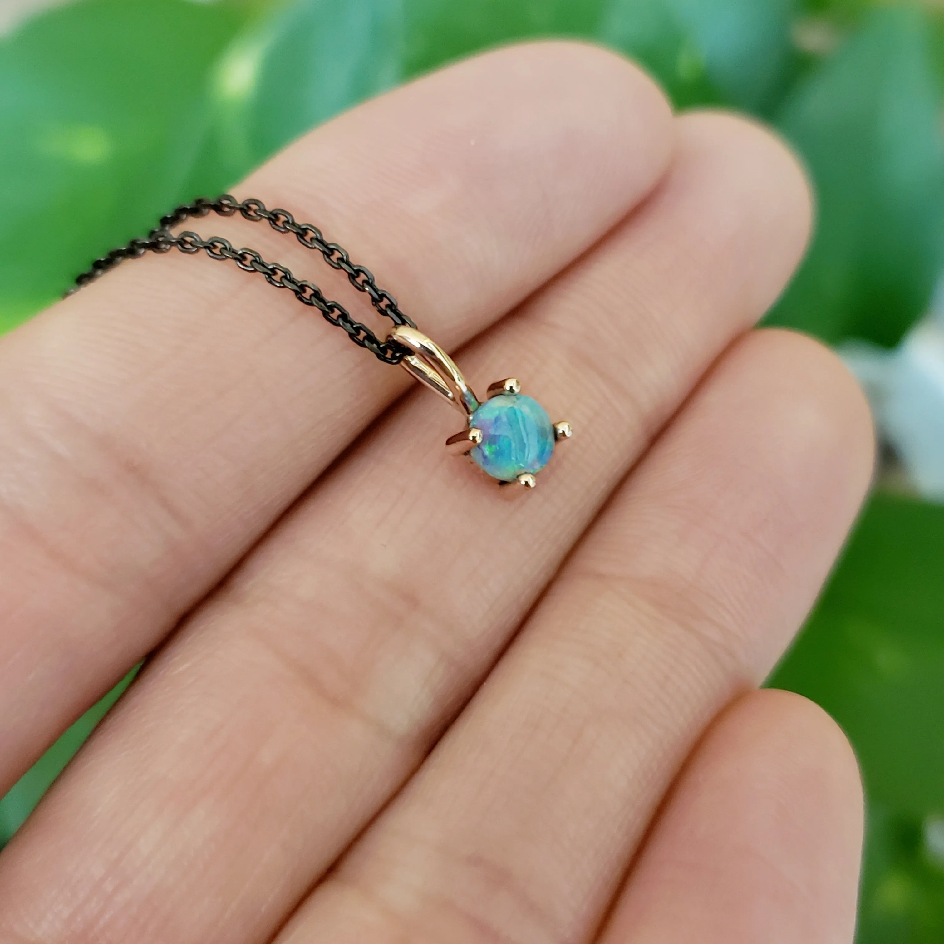 Opal Pendant Rose