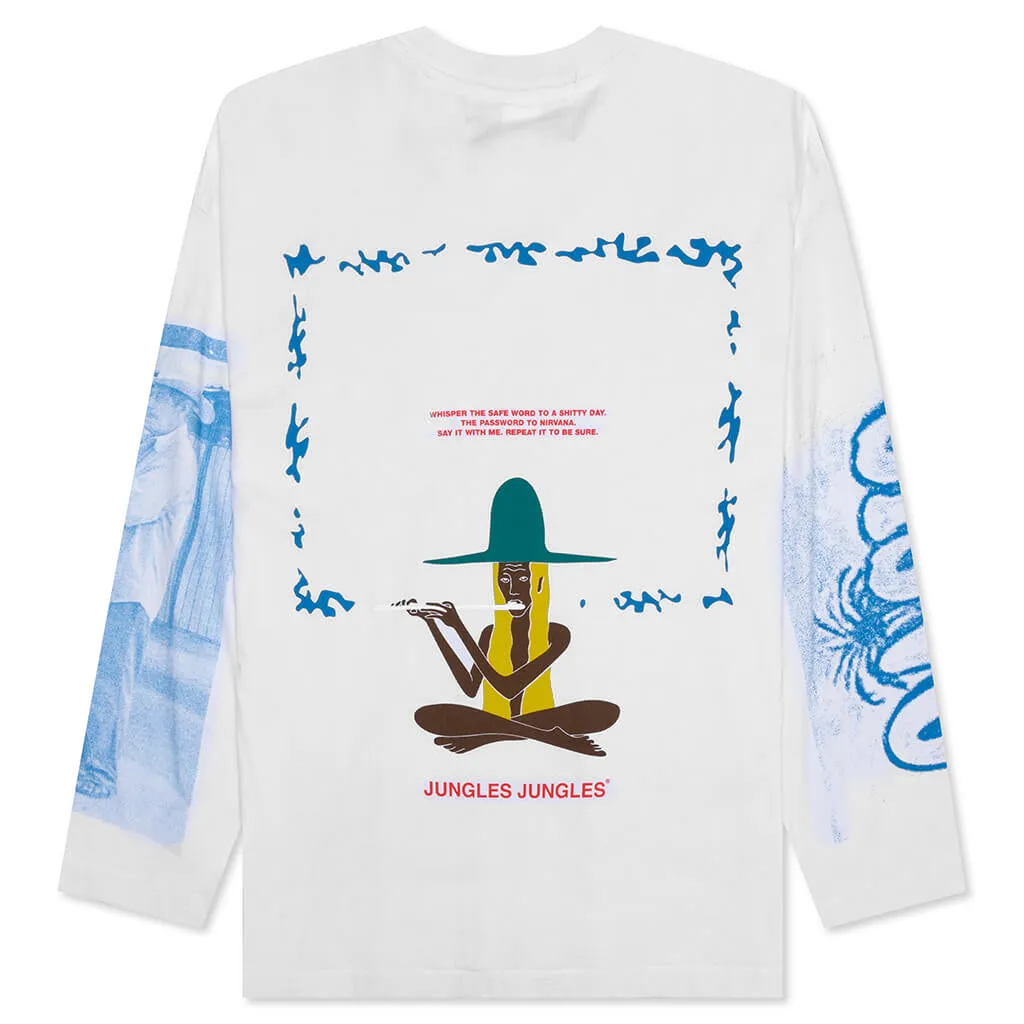 Password To Nirvana L/S Tee - White