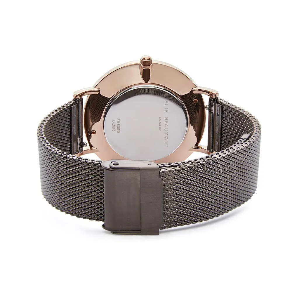 Personalised Elie Beaumont Dark Grey Ladies Watch