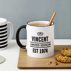 Personalised Established Year Mug