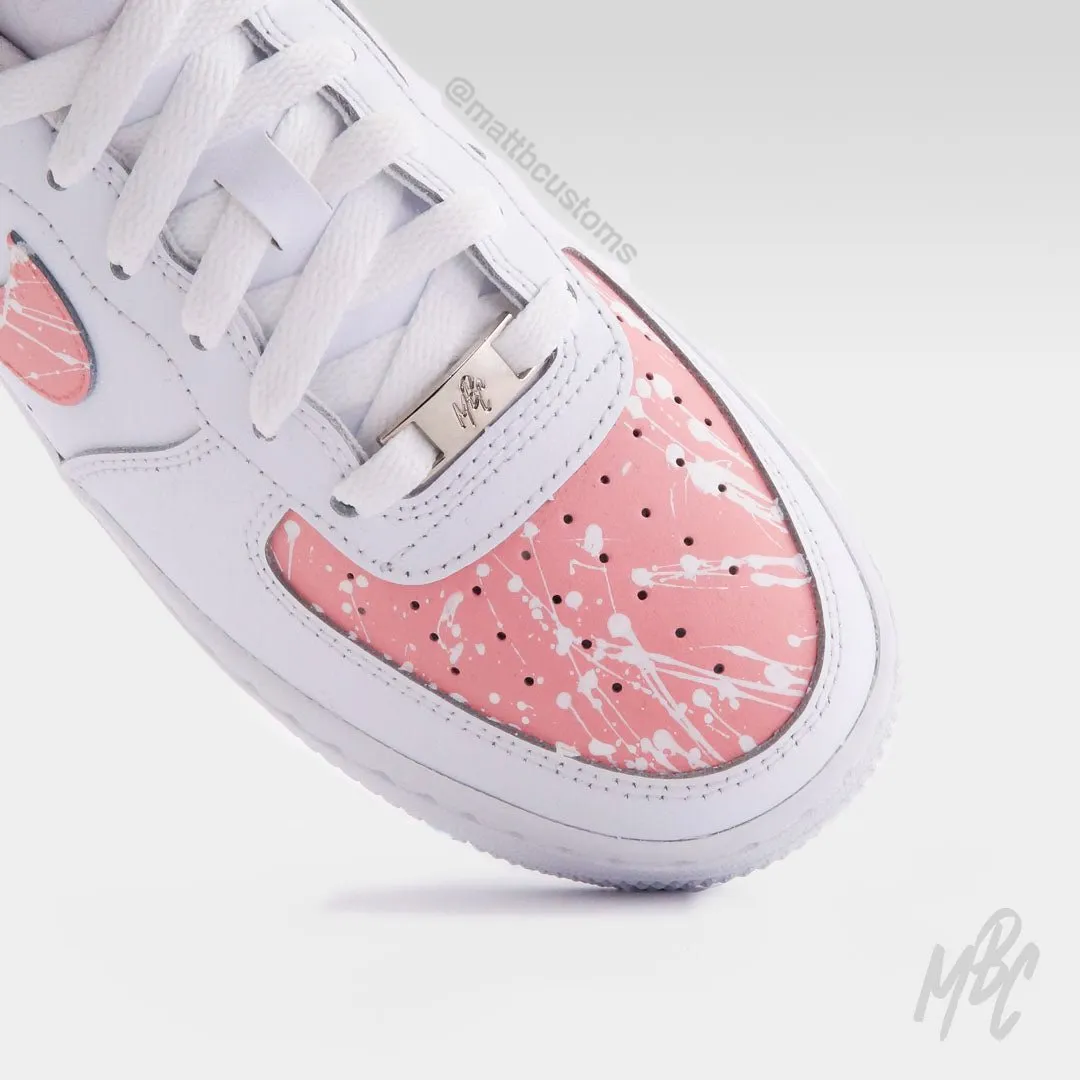 Pink Paint Splat - Air Force 1 | UK 4