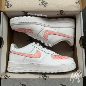 Pink Paint Splat - Air Force 1 | UK 4