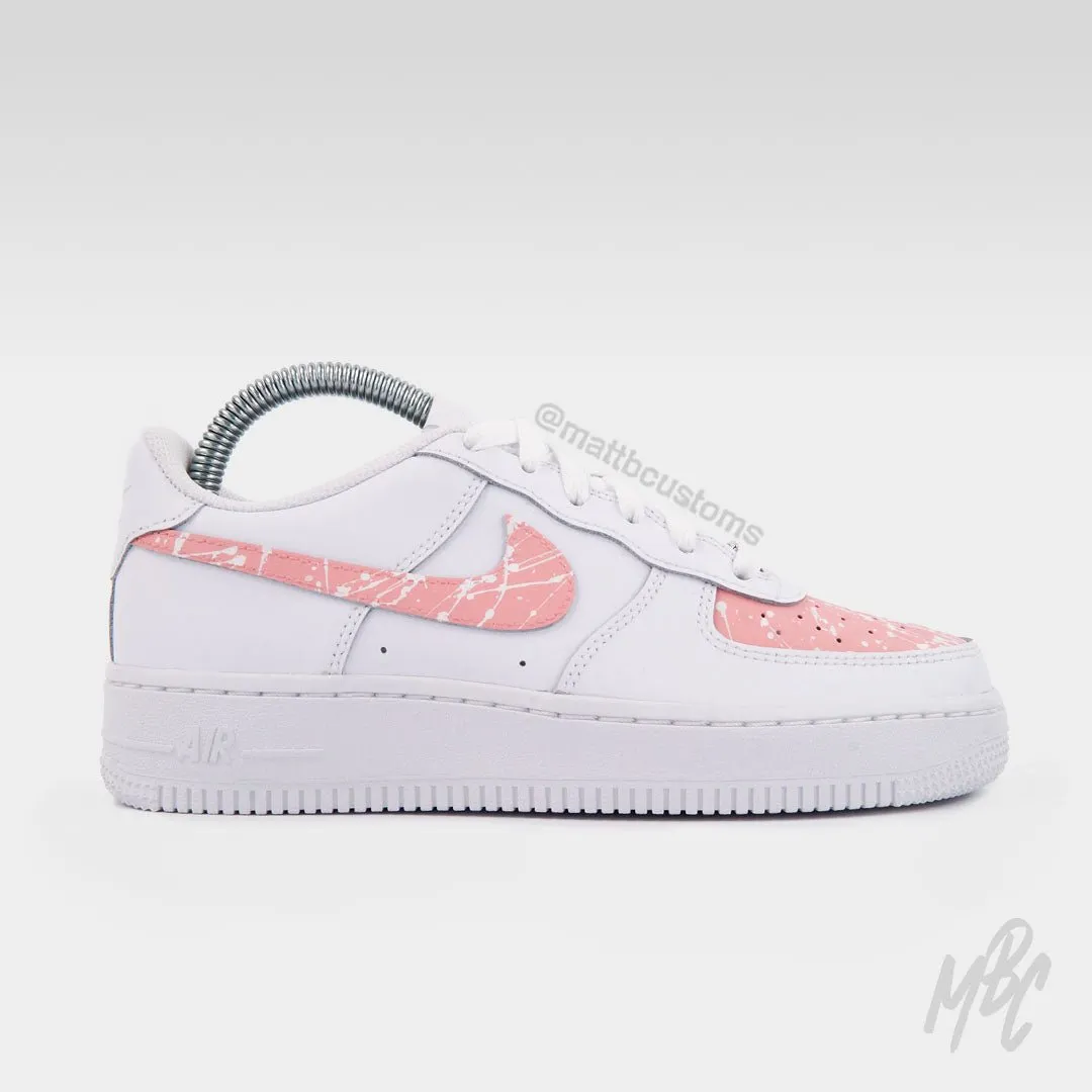 Pink Paint Splat - Air Force 1 | UK 4