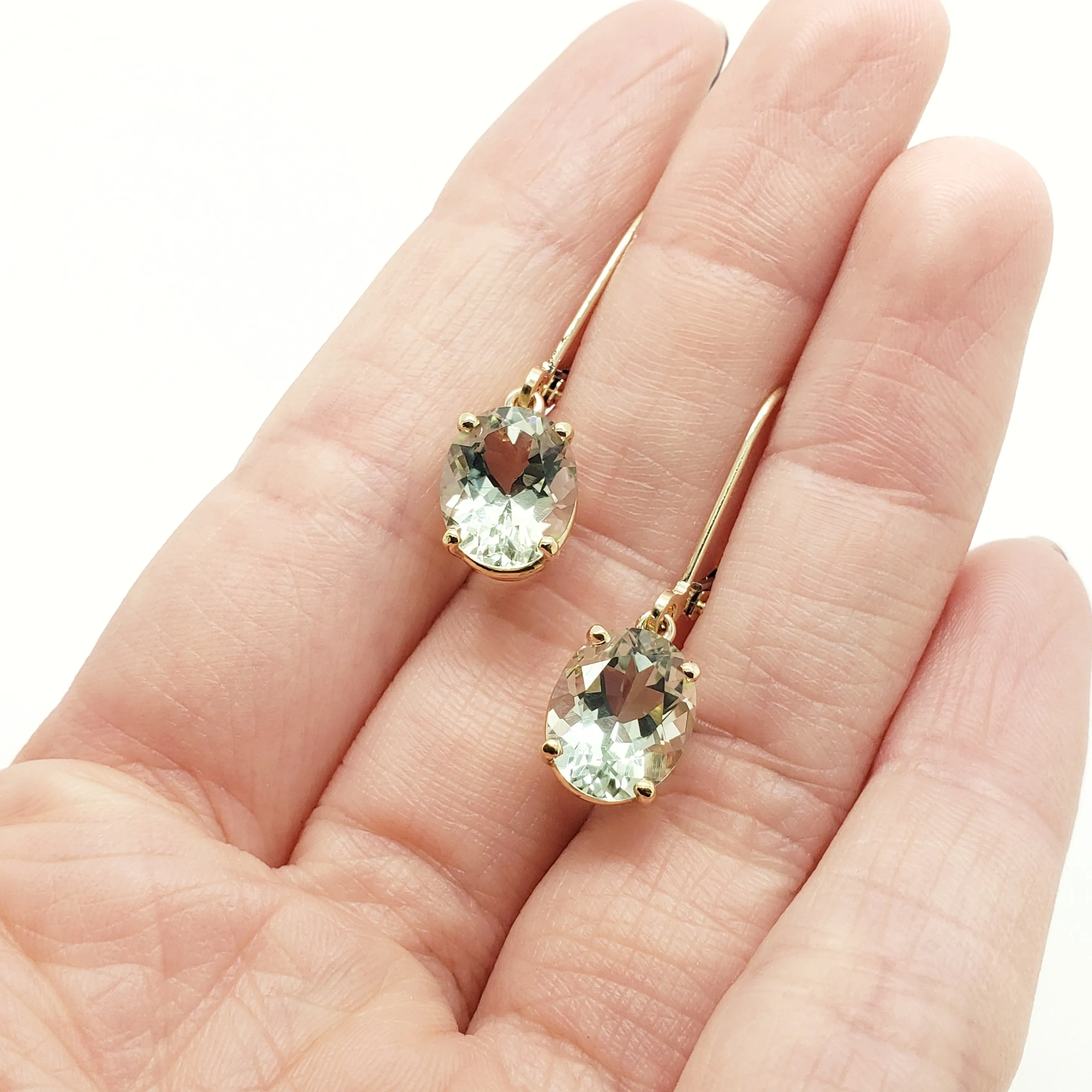 Prasiolite Earrings