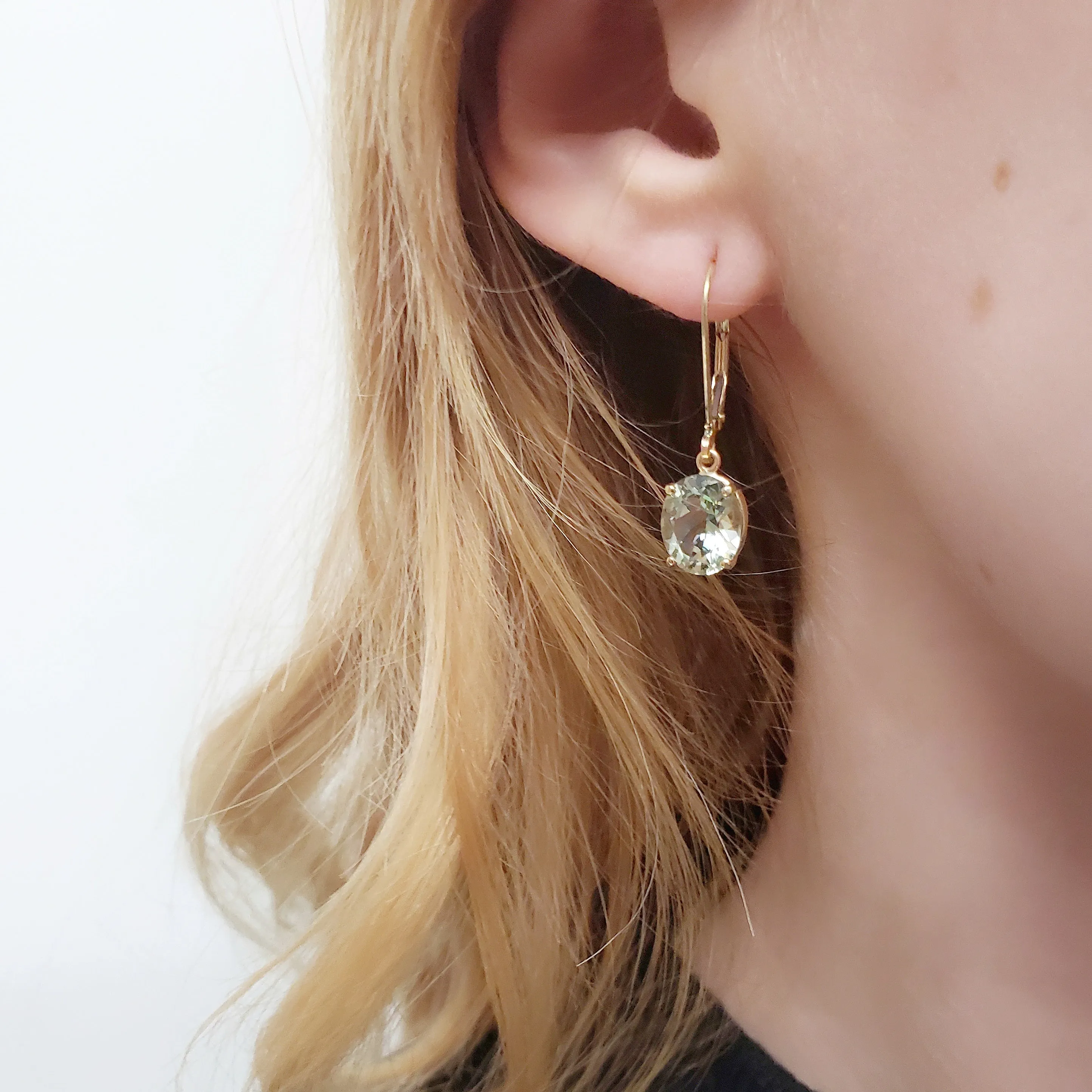 Prasiolite Earrings