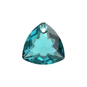 PRESTIGE Crystal, #6434 Trilliant Cut Pendant 10.5mm, Blue Zircon, (1 Piece)