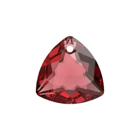 PRESTIGE Crystal, #6434 Trilliant Cut Pendant 8mm, Scarlet, (1 Piece)