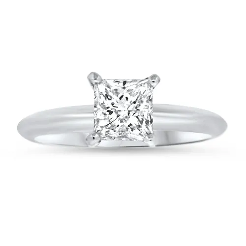 Princess Cut Solitaire Engagement Ring