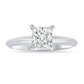 Princess Cut Solitaire Engagement Ring