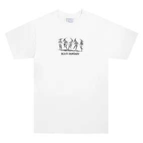 Sci-Fi Fantasy Jester's Privilege Tee White