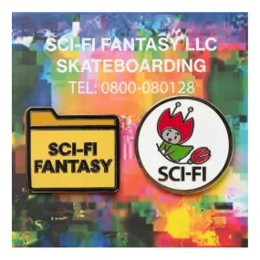 Sci-i Fantasy Enamel Pin 2-Pack SP24