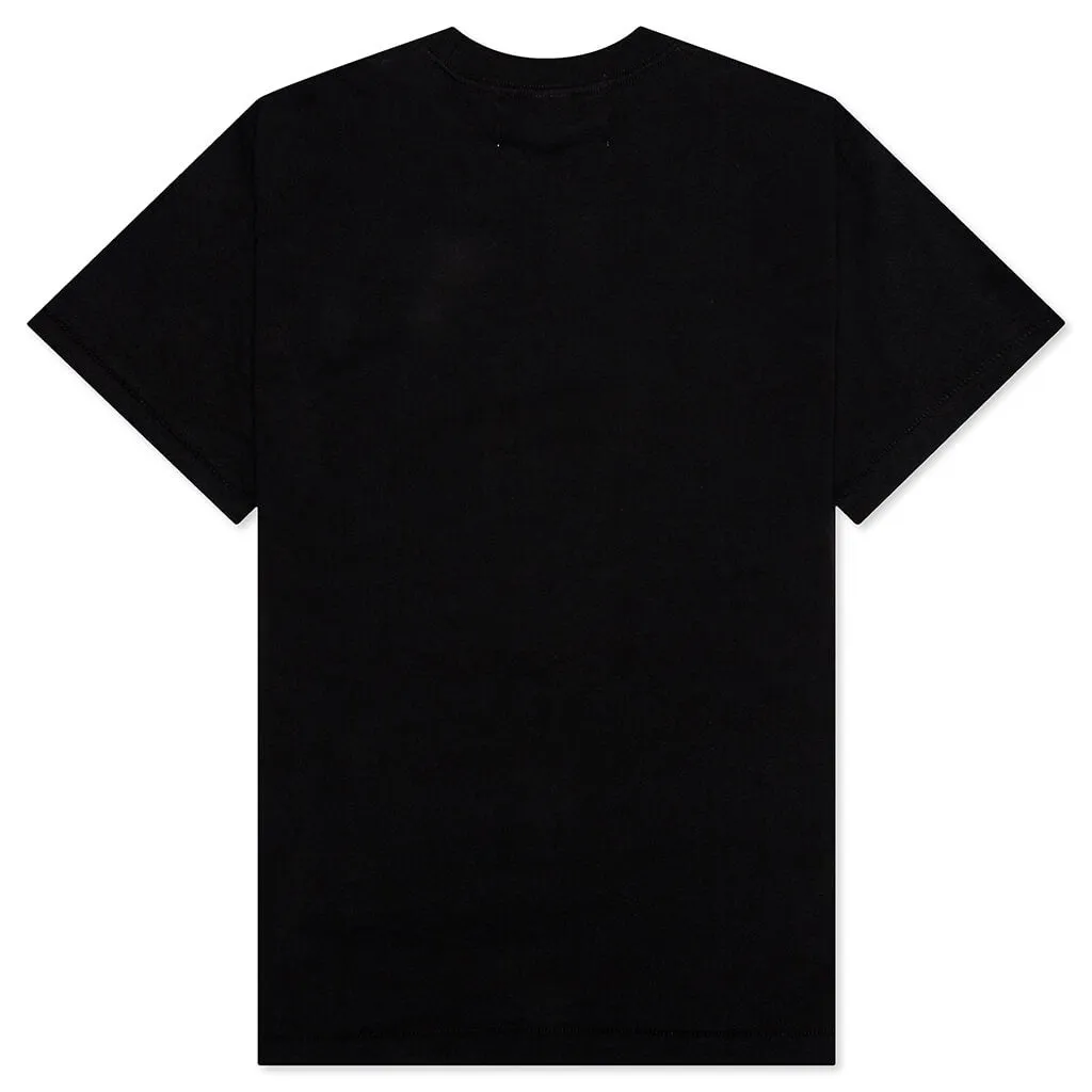 Shit Happens Rhinestone S/S Tee - Black