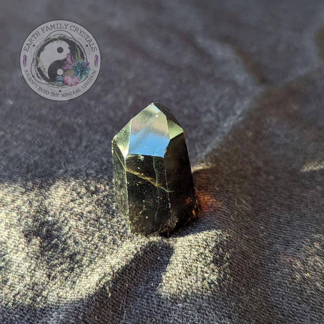 Smoky Quartz Mini Polished Point ~ Protective and Grounding Display Point ~