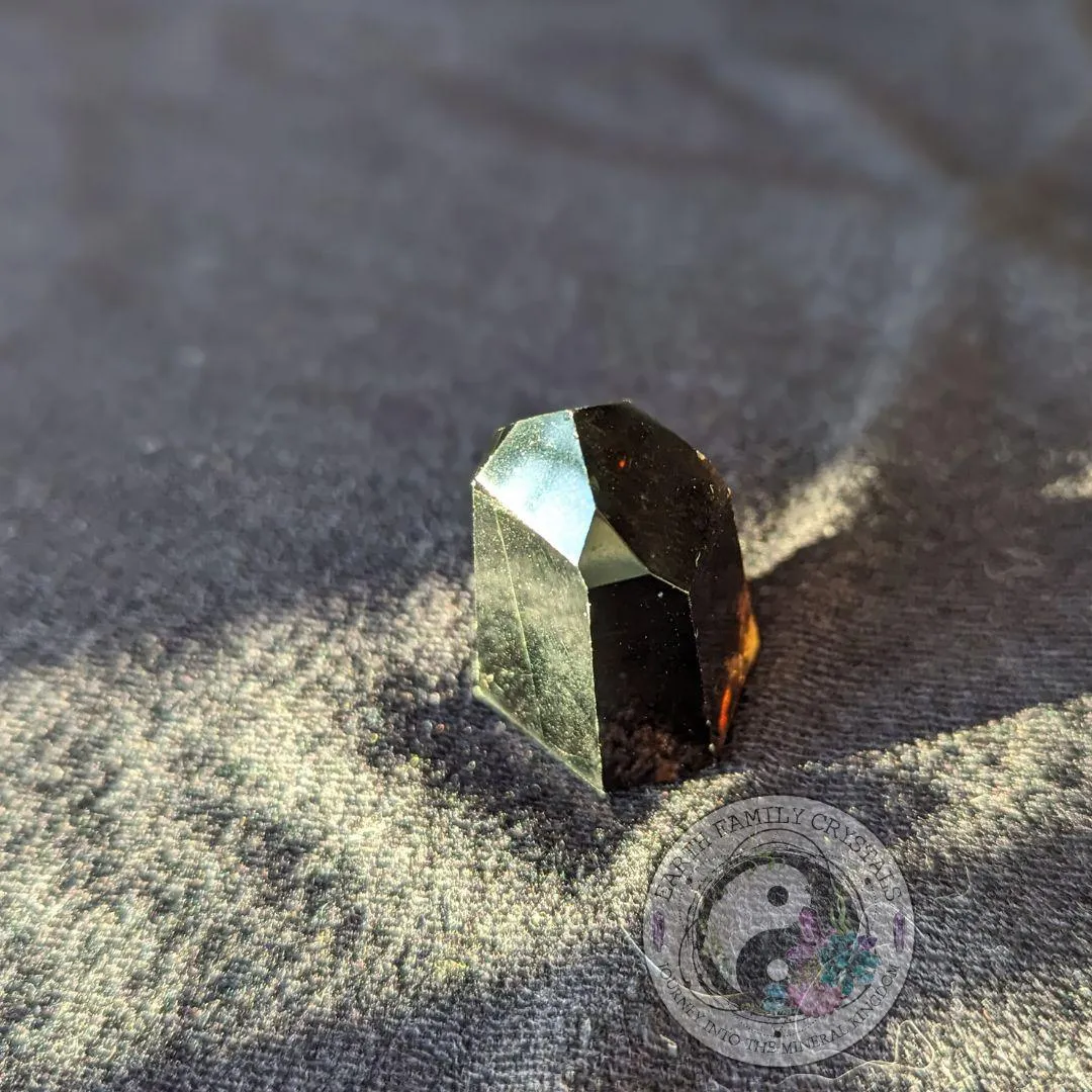 Smoky Quartz Mini Polished Point ~ Protective and Grounding Display Point ~