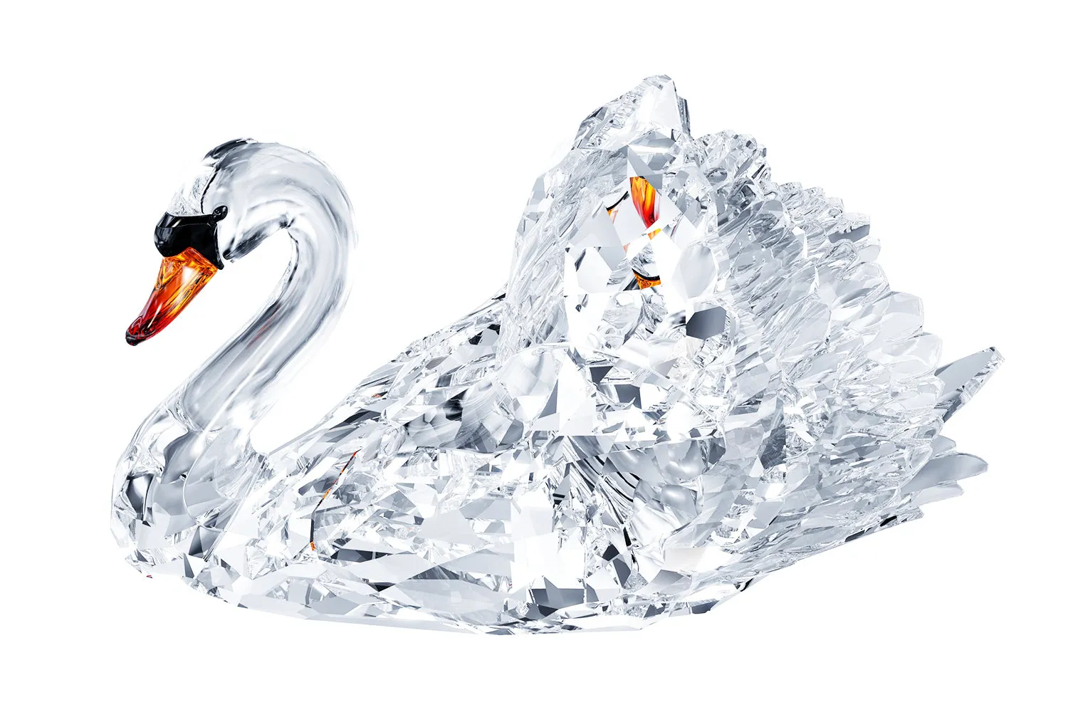 Swarovski Clear Crystal Figurine GRACEFUL SWAN, Large - 1141713